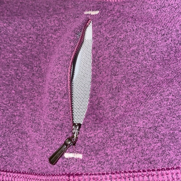 CALIA Purple High-Waisted Capris.  Size Medium - Picture 3 of 5